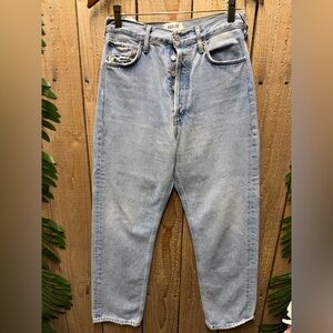 Agolde Men's Light Blue Relaxed Jeans Size 26